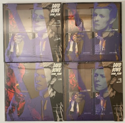 Lot 23 - DAVID BOWIE - SOUND + VISION LP, CD AND CASSETTE BOXSET DUPLICATES