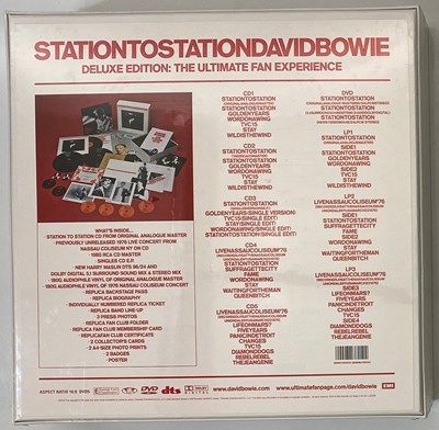 Lot 22 - DAVID BOWIE - 'STATION TO STATION - DELUXE EDITION' LPS, CD + MIX MEDIA BOXSET (SEALED)