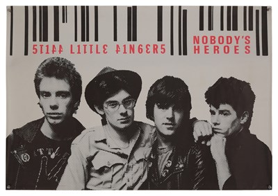 Lot 125 - STIFF LITTLE FINGERS - NOBODY'S HEROES POSTER.