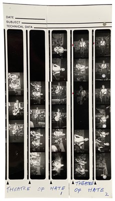 Lot 99 - THEATRE OF HATE - CONCERT PHOTOGRAPHS WITH COPYRIGHT.