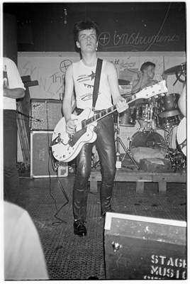 Lot 99 - THEATRE OF HATE - CONCERT PHOTOGRAPHS WITH COPYRIGHT.