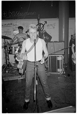 Lot 99 - THEATRE OF HATE - CONCERT PHOTOGRAPHS WITH COPYRIGHT.