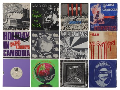 Lot 635 - CLASSIC UK PUNK ANARCHO NEW WAVE SINGLES COLLECTION