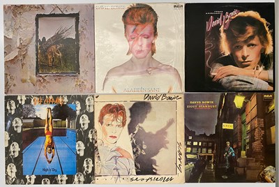Lot 678 - ROCK - POP - HARD ROCK - LP COLLECTION - DAVID BOWIE, LED ZEPPELIN, DEF LEPPARD