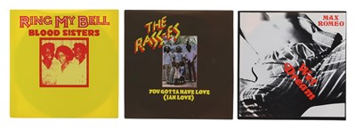 Lot 682 - REGGAE - DISCO - ROOTS - RARITIES - 7" PACK - BLOOD SISTERS, THE RASS-ES, MAX ROMEO