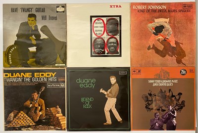 Lot 688 - BLUES - ROCK N ROLL - LP COLLECTION - ROBERT JOHNSON, CHUCKY BERRY, DUANE EDDY
