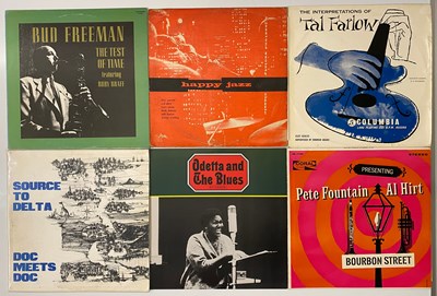 Lot 735 - LARGE SWING JAZZ BLUES NEW ORLEANS LP COLLECTION - BUD FREEMAN, ODETTA, VICTOR FELDMAN