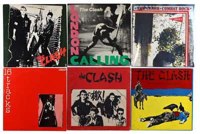 Lot 653 - THE CLASH UK LP'S, 12" AND 7" SINGLES COLLECTION
