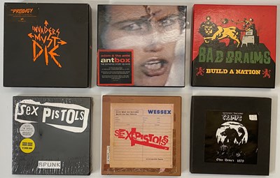 Lot 659 - 7" BOXSETS COLLECTION PUNK, ALTERNATIVE BAD BRAINS, SEX PISTOLS