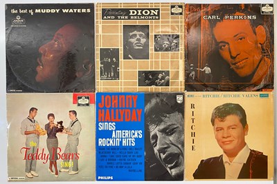 Lot 755 - UK LABELS - ROCK & ROLL/BLUES RARITY LP PACK - CARL PERKINS, MUDDY WATERS, THE CRYSTALS