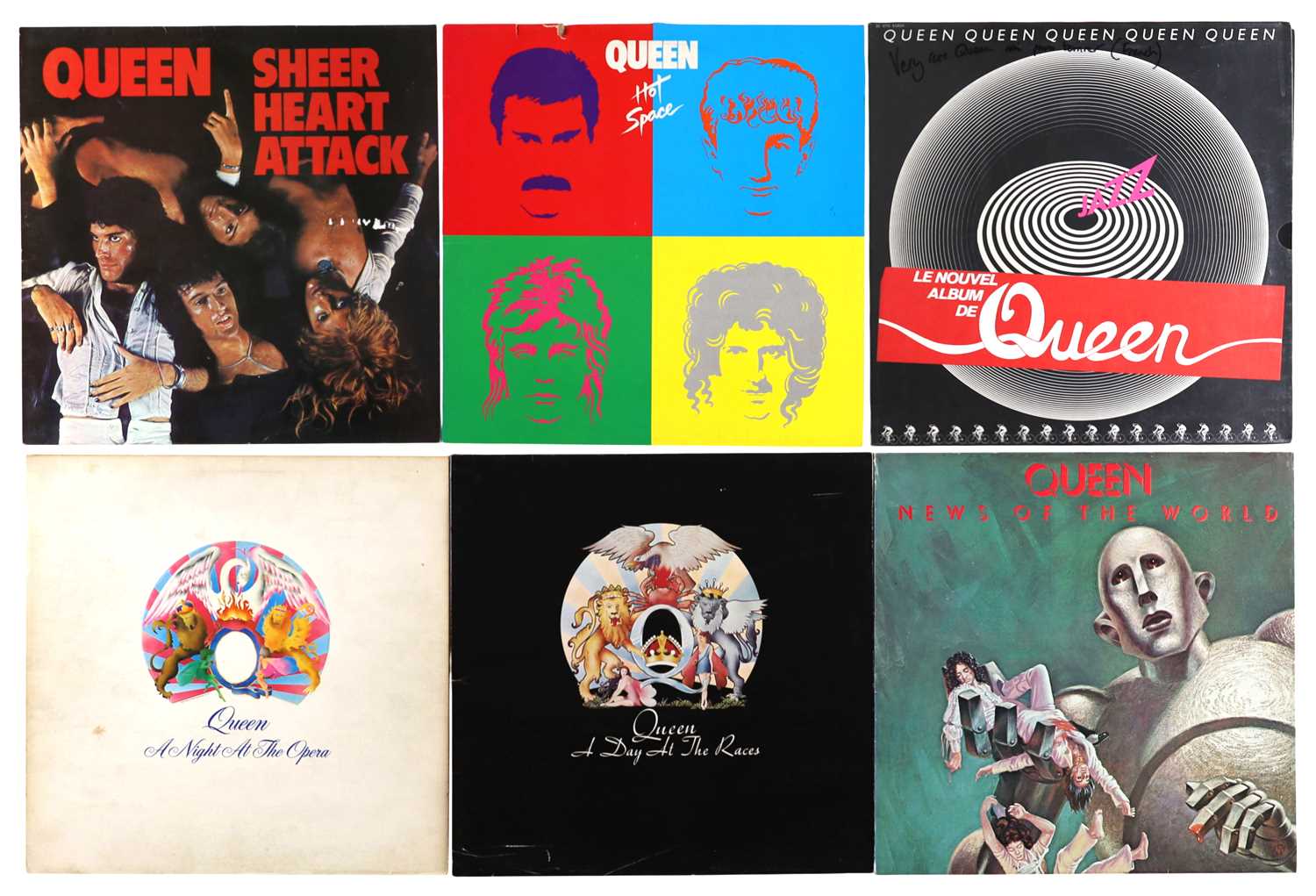 Lot 35 - QUEEN / GLAM - LP PACK