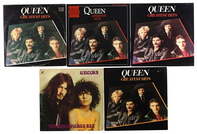 Lot 35 - QUEEN / GLAM - LP PACK