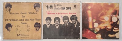 Lot 878 - THE BEATLES THREE CHRISTMAS FLEXI DISCS