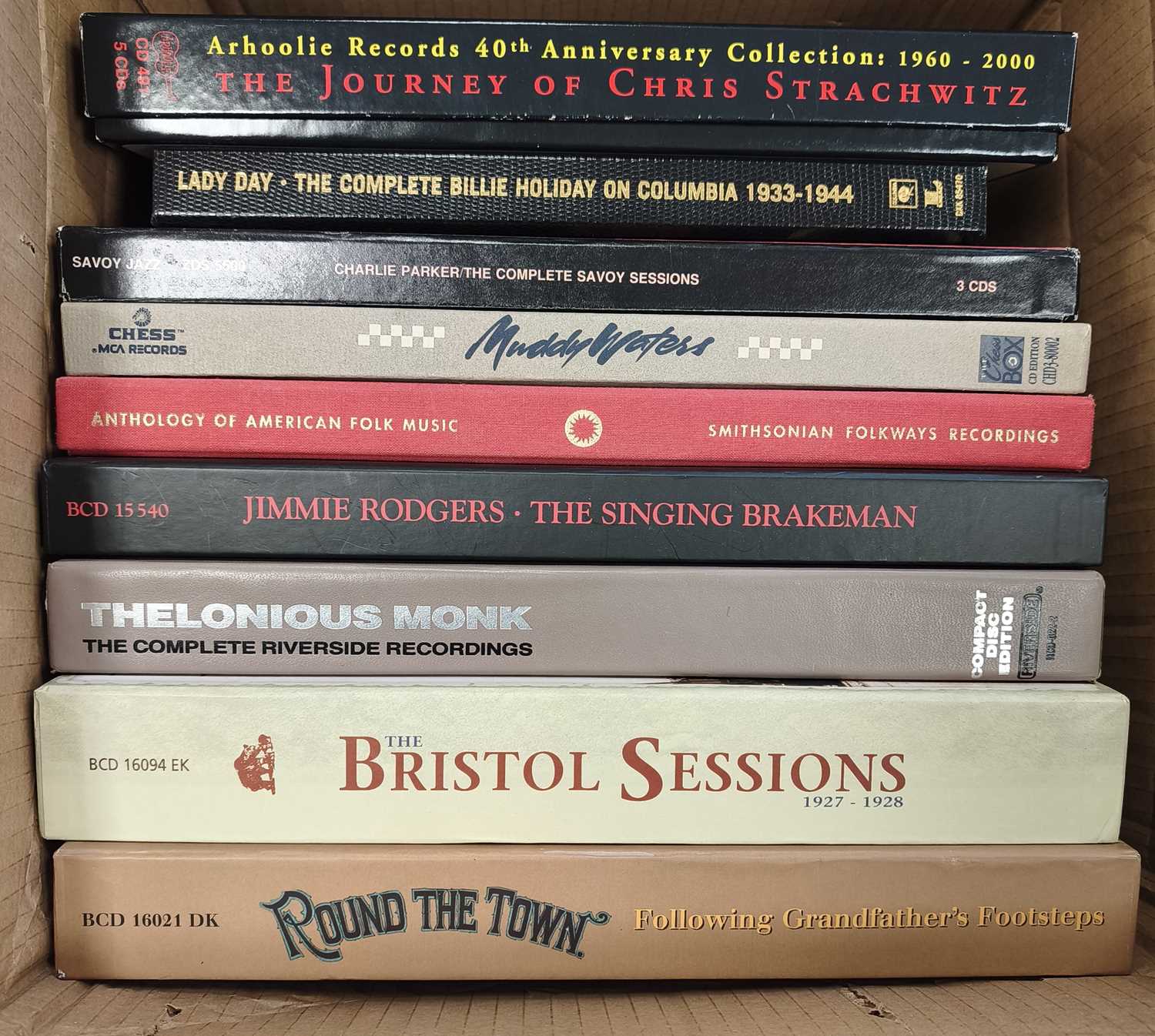 Lot 27 - JAZZ, BLUES, AND RELATED LP-SIZE CD BOXSET COLLECTION
