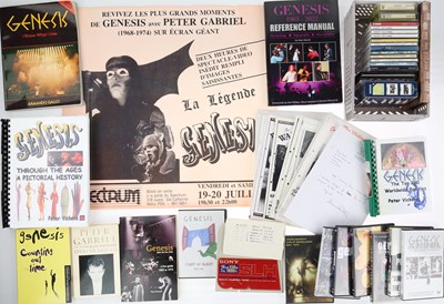 Lot 41 - GENESIS - MEMORABILIA COLLECTION INC RARE RECORDING TAPE.