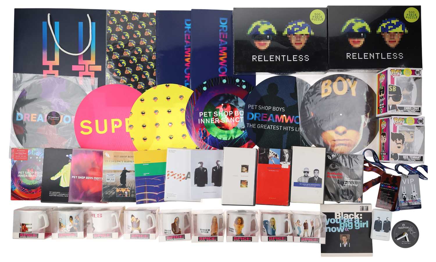 Lot 46 - PET SHOP BOYS - MEMORABILIA COLLECTION.