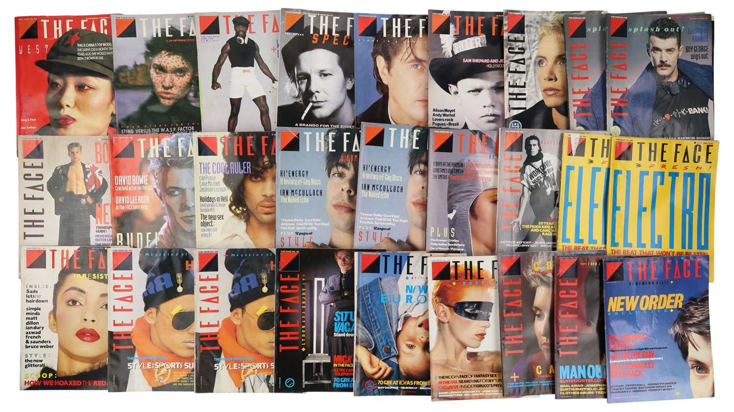 Lot 67 - THE FACE - 1980S COLLECTION.