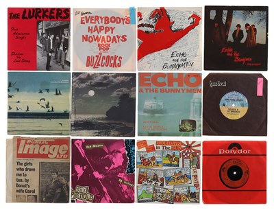 Lot 909 - PUNK AND POST PUNK 7" COLLECTION THE LURKERS, BUZZCOCKS