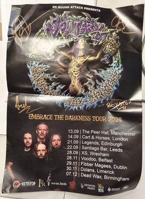 Lot 31 - ROCK, POP AND METAL CD AND CASSETTE COLLECTION INCLUDING BOOK AND SIGNED POSTER