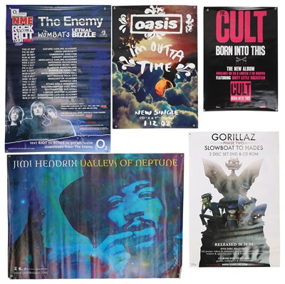 Lot 133 - BILLBOARD POSTERS AND SHOP DISPLAY - ARCTIC MONKEYS ETC.