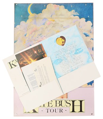 Lot 50 - KATE BUSH - POSTER AND PROGRAMME.
