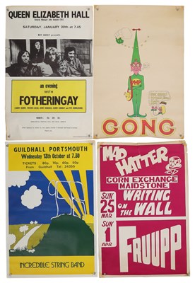 Lot 136 - GONG / INCREDIBLE STRING BAND AND MORE - CONCERT POSTERS.