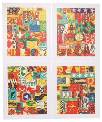 Lot 51 - WOODSTOCK MEMORABILIA - TICKET / LITHO PRINT SET.