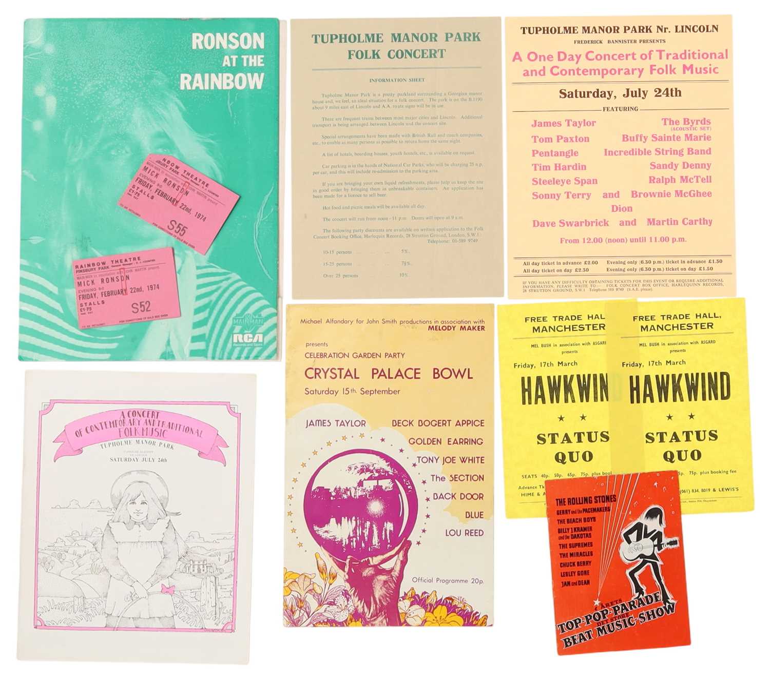 Lot 80 - COLLECTABLE PROGRAMMES AND HANDBILLS INC TUPHOLME MANOR.