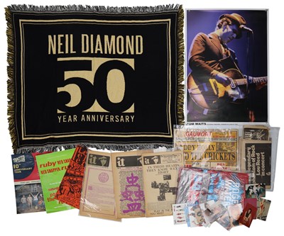 Lot 53 - MUSIC MEMORABILIA - POSTERS / PROGRAMMES AND MORE.