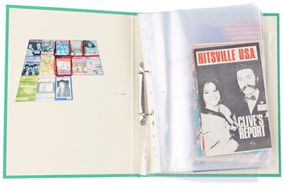Lot 54 - SOUL MUSIC/TAMLA MOTOWN - 1960S 'HITSVILLE USA' MAGAZINES - MANY SIGNED INC MARTHA REEVES.