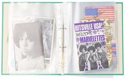 Lot 54 - SOUL MUSIC/TAMLA MOTOWN - 1960S 'HITSVILLE USA' MAGAZINES - MANY SIGNED INC MARTHA REEVES.