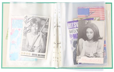 Lot 54 - SOUL MUSIC/TAMLA MOTOWN - 1960S 'HITSVILLE USA' MAGAZINES - MANY SIGNED INC MARTHA REEVES.