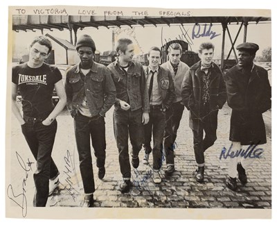 Lot 221 - THE SPECIALS - FULLY SIGNED PHOTO.