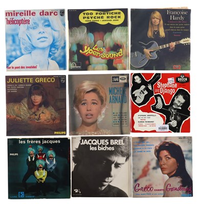 Lot 784 - RARE & CLASSIC 60'S CHANSON/JAZZ/POP 7" EPS - PIERRE HENRY, MIREILLE DARC