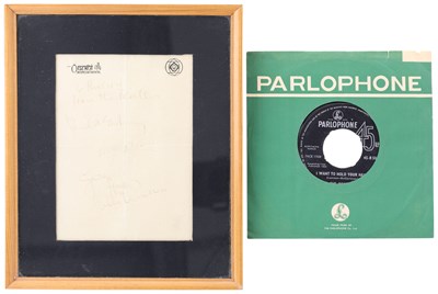 Lot 297 - THE BEATLES - RARE SET OF AUTOGRAPHS OBTAINED IN INDIA, 1966.
