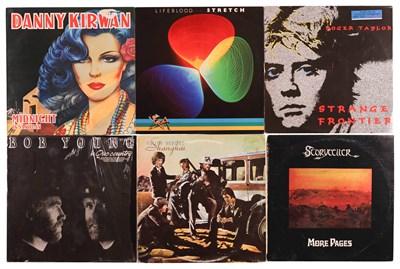 Lot 792 - ROCK, HARD ROCK, CLASSIC ROCK, QUEEN, STATUS QUO RELATED, ANDY BROWN LPS + MORE