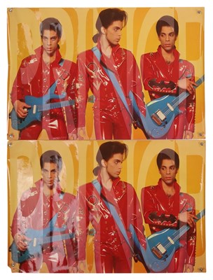 Lot 352 - PRINCE - PAIR OF ORIGINAL 1989 WARNER BROS PROMO POSTERS.