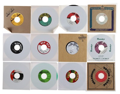 Lot 1111 - REGGAE / DUB - REISSUE / NEW RELEASES / PRIVATE PRESSINGS - 7" COLLECTION (MOSTLY UNPLAYED)