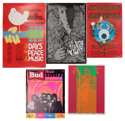 Lot 146 - US PSYCHEDELIA - REPRINTS OF CLASSIC POSTER DESIGNS.