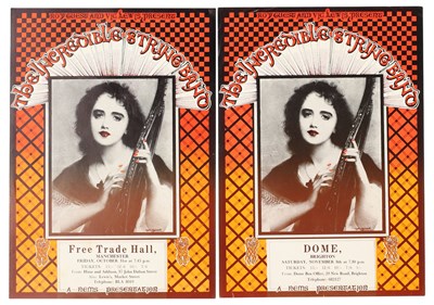 Lot 88 - HAPSHASH AND THE COLOURED COAT - PAIR OF ORIGINAL HANDBILLS FOR THE INCREDIBLE STRING BAND.