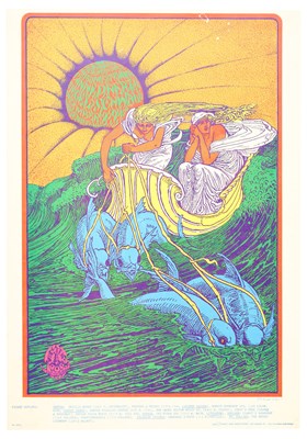 Lot 153 - FAMILY DOG - ROBERT FRIED DESIGNED FIREBALL /CANNED HEAT / SIEGAL SCHWALL POSTER - FD-D14