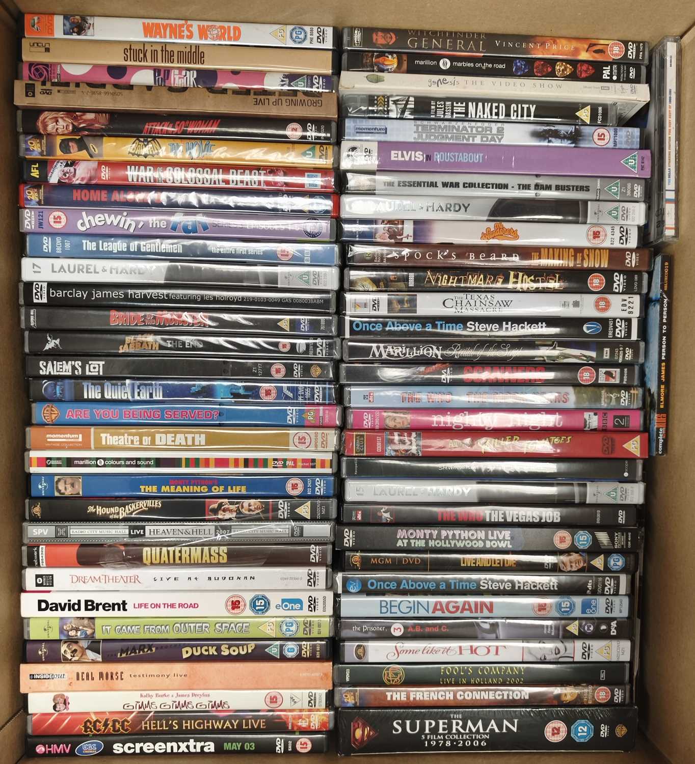 Lot 43 - DVD COLLECTION INCLUDING MUSIC DVDS