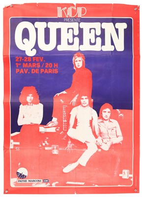 Lot 161 - QUEEN PAVILLON DE PARIS POSTER.