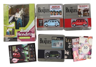 Lot 56 - MEMORABILIA COLLECTION INC BOOKS, POSTERS, FRAMED DISCS.