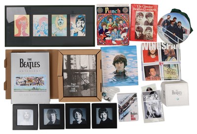Lot 304 - THE BEATLES - MEMORABILIA COLLECTION INC 'THE LYRICS'.