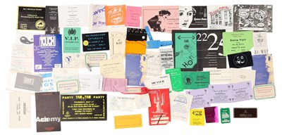 Lot 93 - 1980S/90 INDIE/ALT/DANCE/RAVE - PASSES AND INVITES.