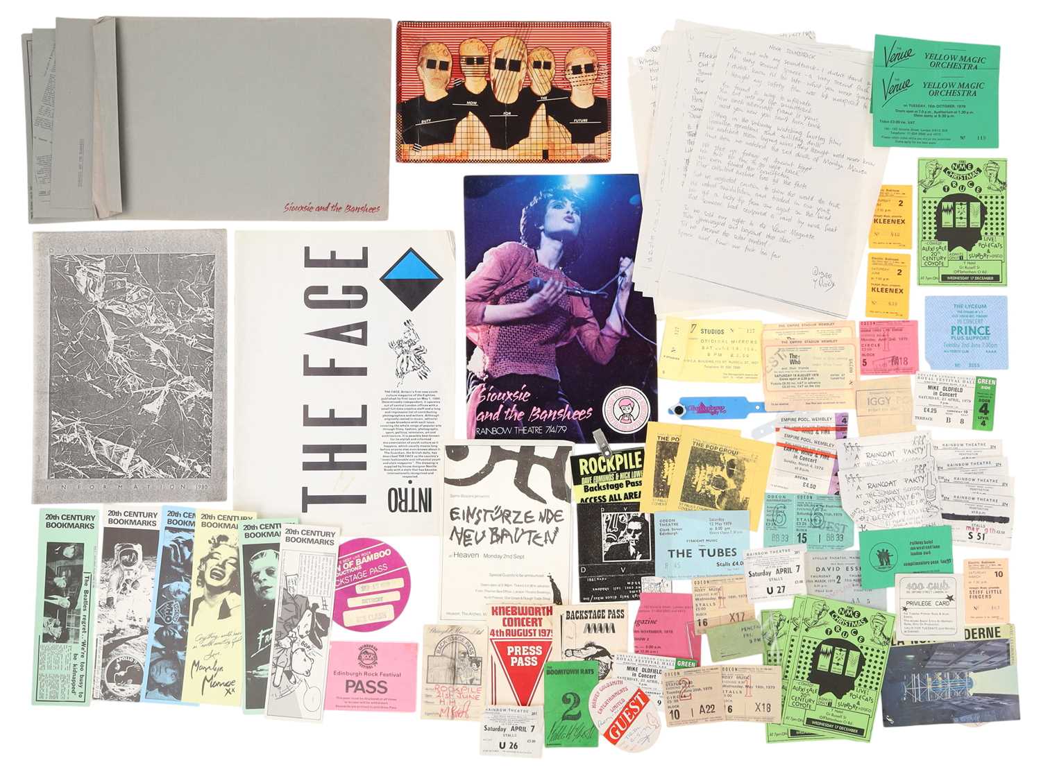 Lot 96 - 1979/80 HANDBILLS/PASSES/TICKETS ETC.