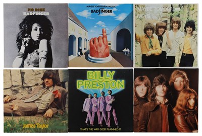 Lot 1221 - LP COLLECTION OF APPLE RECORDS ARTISTS - BADFINGER, JAMES TAYLOR, BILLY PRESTON
