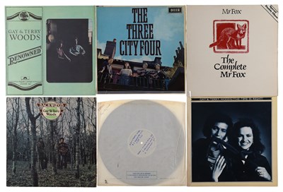 Lot 1223 - GAY & TERRY WOODS LP PACK WITH RELATED FOLK ROCK, PROMO WHITE LABEL + MORE