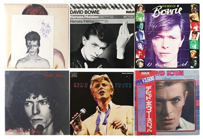 Lot 63 - DAVID BOWIE & MARC BOLAN LP PACK WITH SPARE SLEEVES